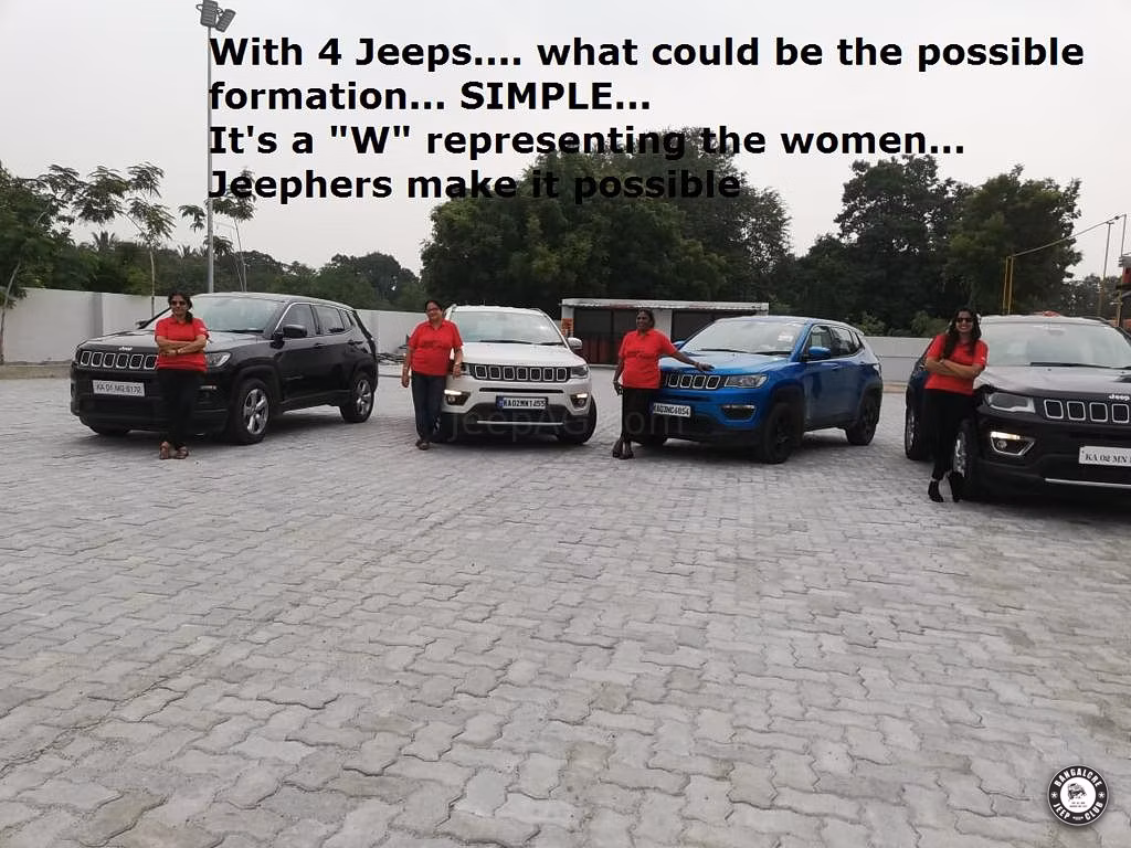 Bangalore Jeep Club's JeepHers Trail to Yelagiri