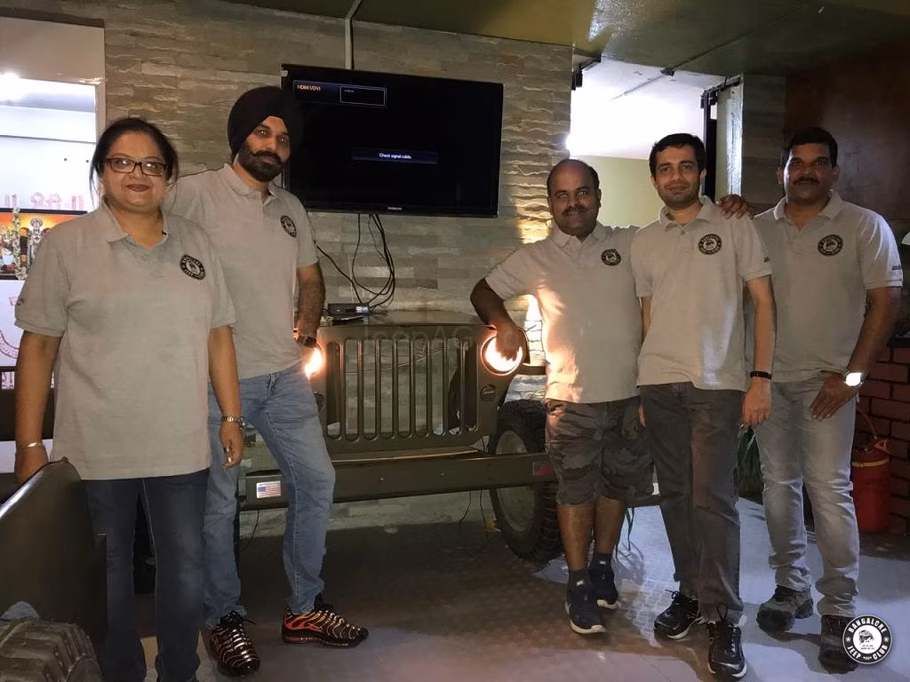 Bangalore Jeep Club's Mini Meet at Willy's Top Cafe